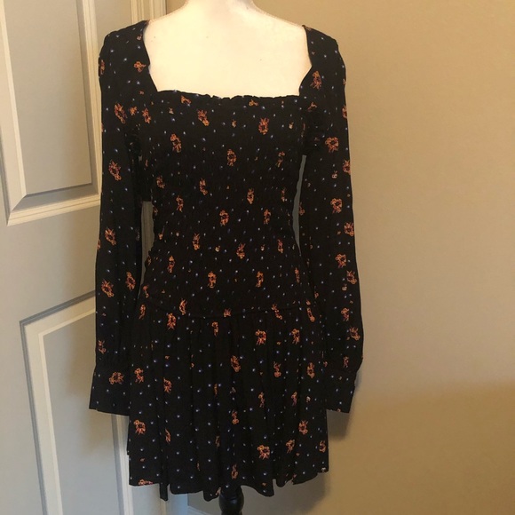 Free People black print dress - Picture 4 of 11